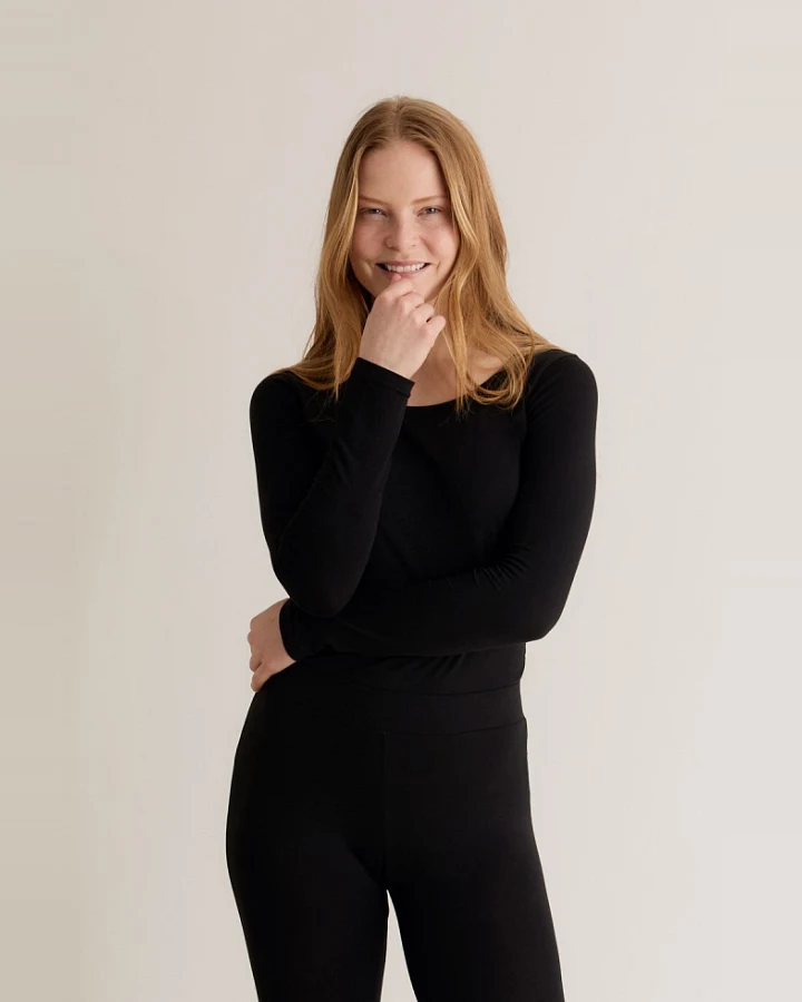 KOMODO Damen vegan Top Darcey Black