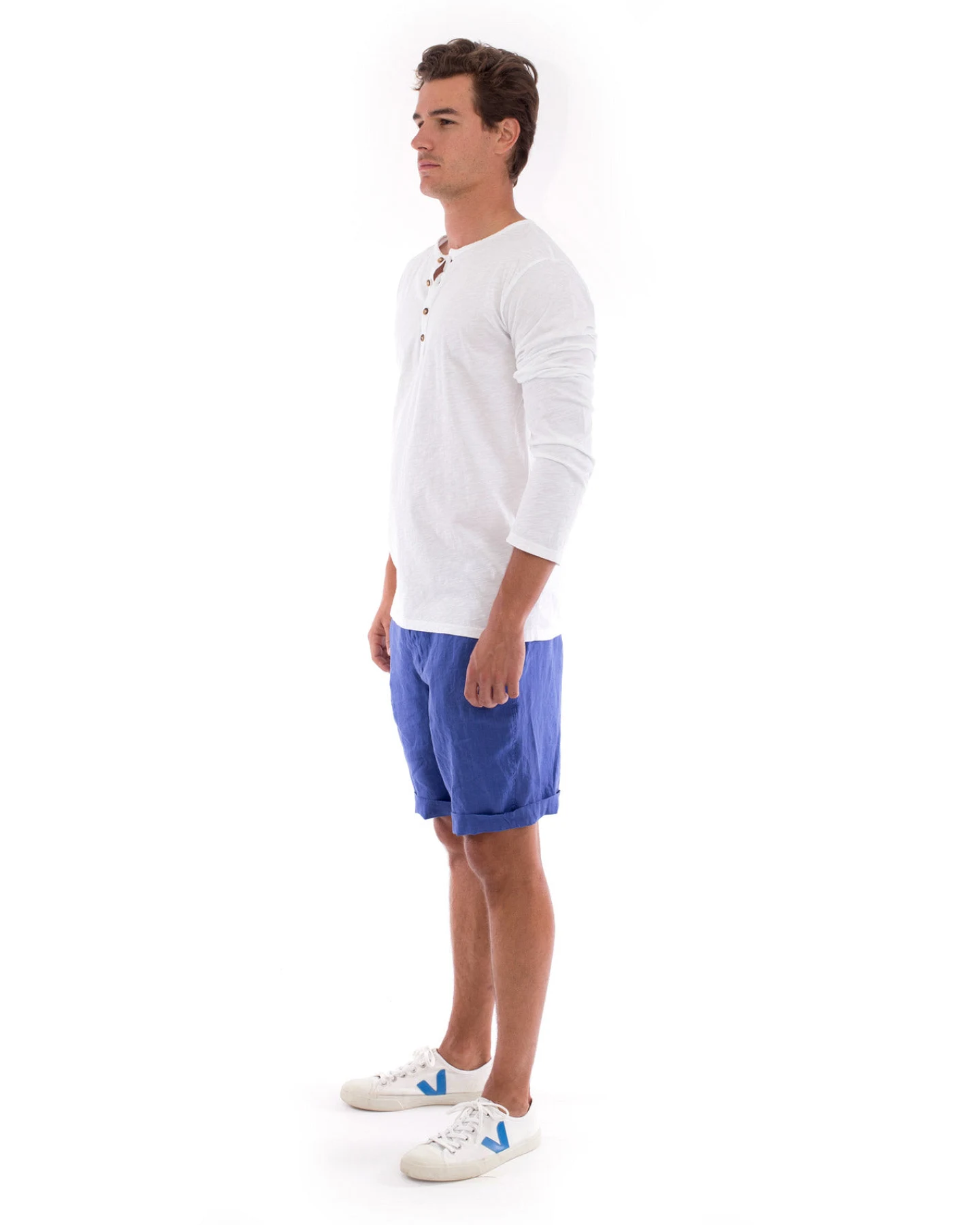 RAVENS VIEW IBIZA Herren vegan Tee Dylan Weiß – Ansicht 2