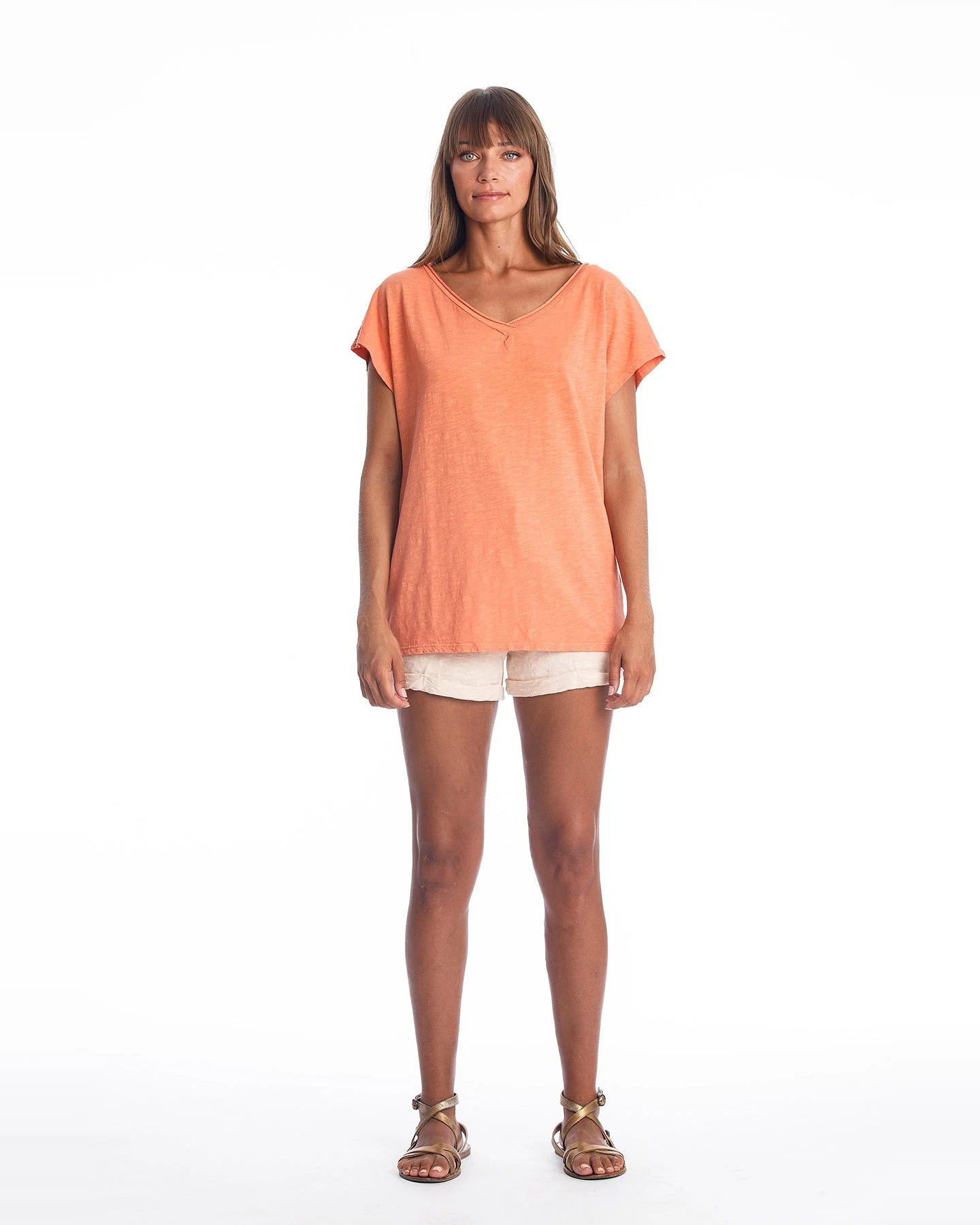RAVENS VIEW IBIZA Damen vegan Top Arizona Apricot – Ansicht 2