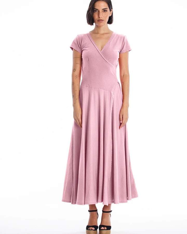 RAVENS VIEW IBIZA Damen vegan Kleid Veronika St Malva Rosa