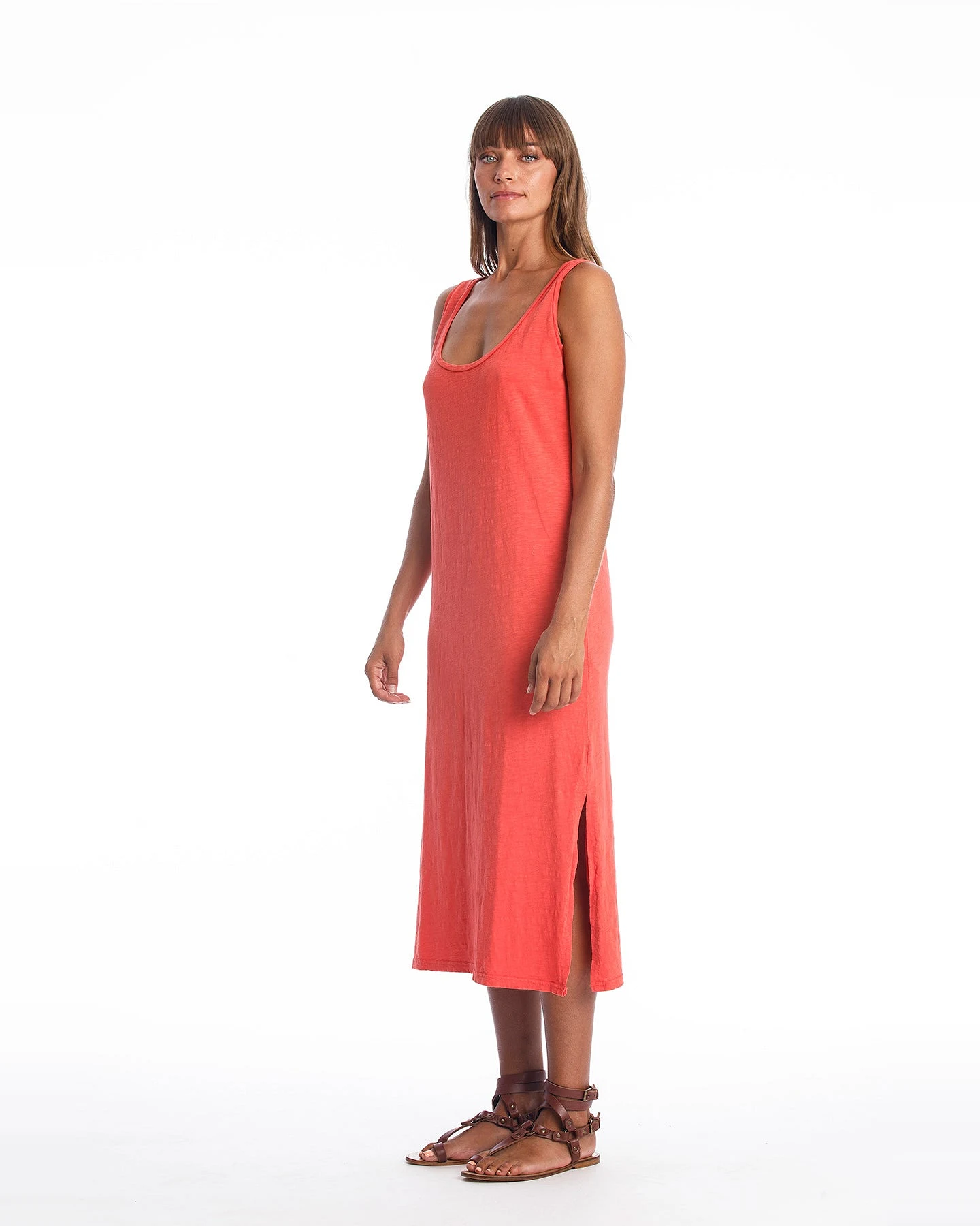 RAVENS VIEW IBIZA Damen vegan Kleid Demi Radiant Red – Ansicht 2