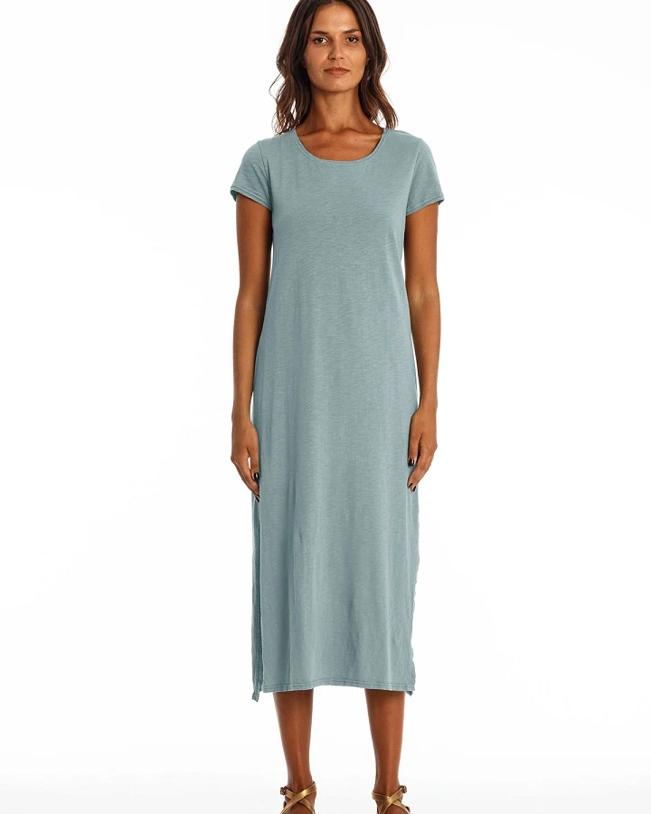 RAVENS VIEW IBIZA Damen vegan Kleid Lara Chinois Grün