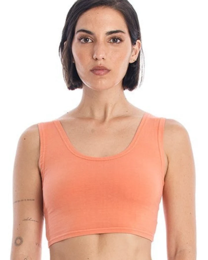 RAVENS VIEW IBIZA Damen vegan Yoga Top Aprikose