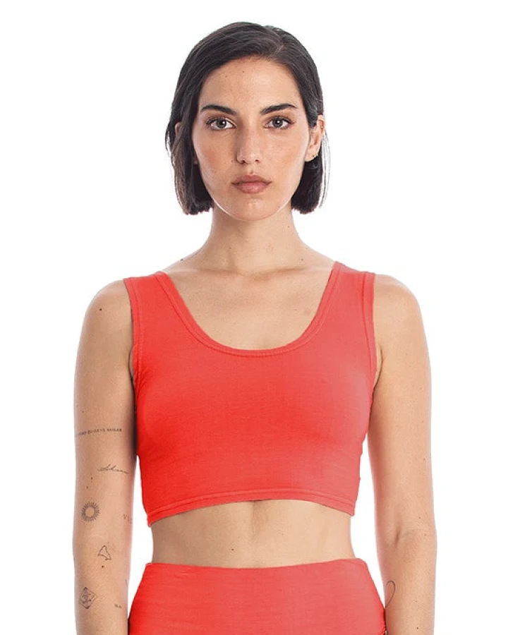 RAVENS VIEW IBIZA Damen vegan Yoga Top Radiant Red