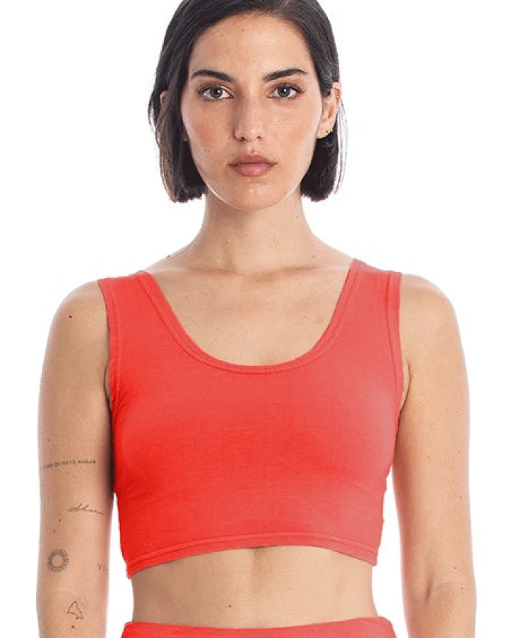 RAVENS VIEW IBIZA Damen vegan Yoga Top Radiant Red