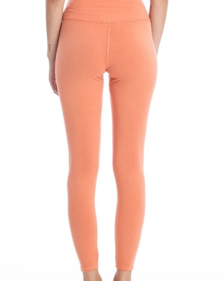 RAVENS VIEW IBIZA Damen vegan Legging Yoga Plus Apricot
