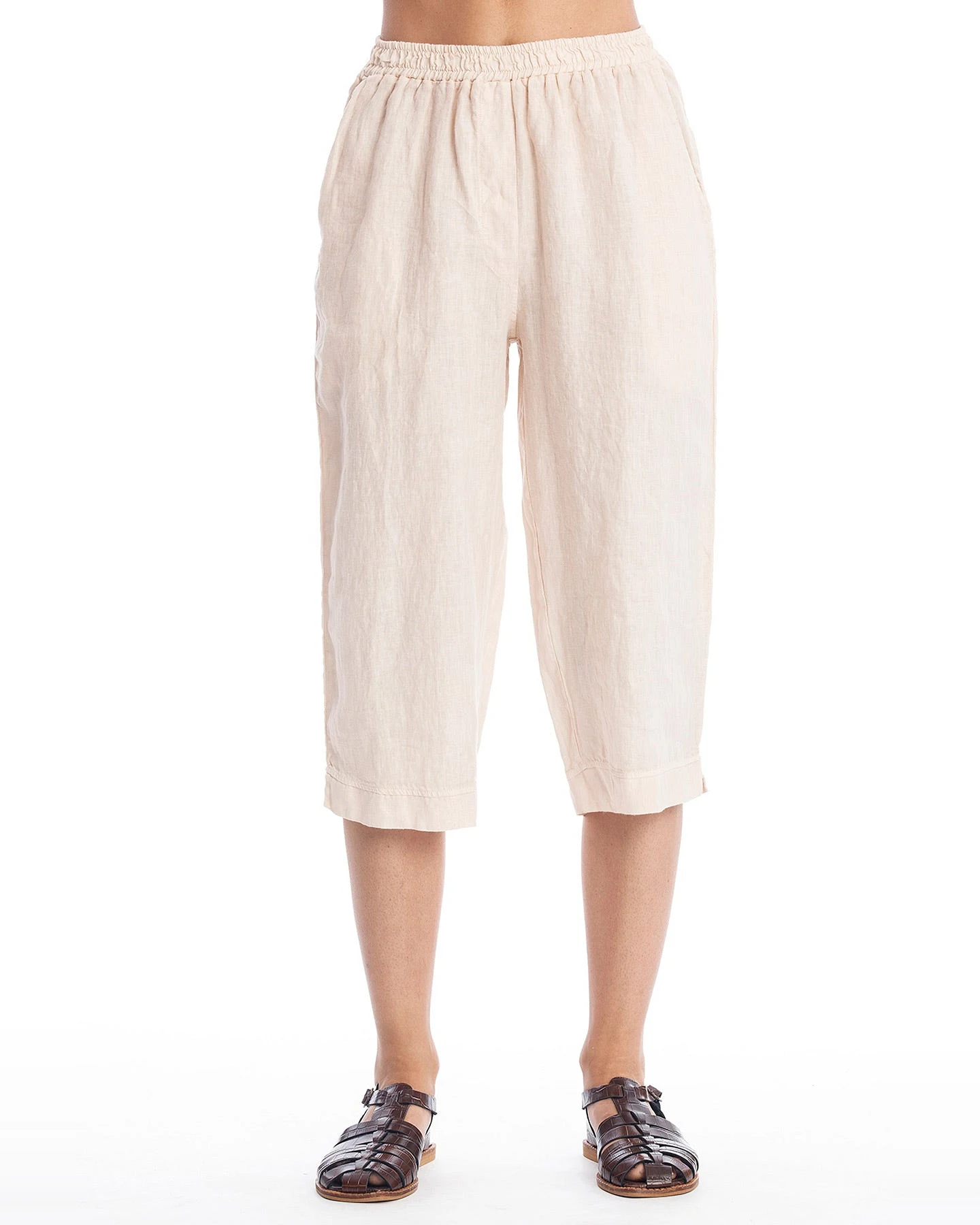 RAVENS VIEW IBIZA Damen vegan Hose Elly Sand – Ansicht 2