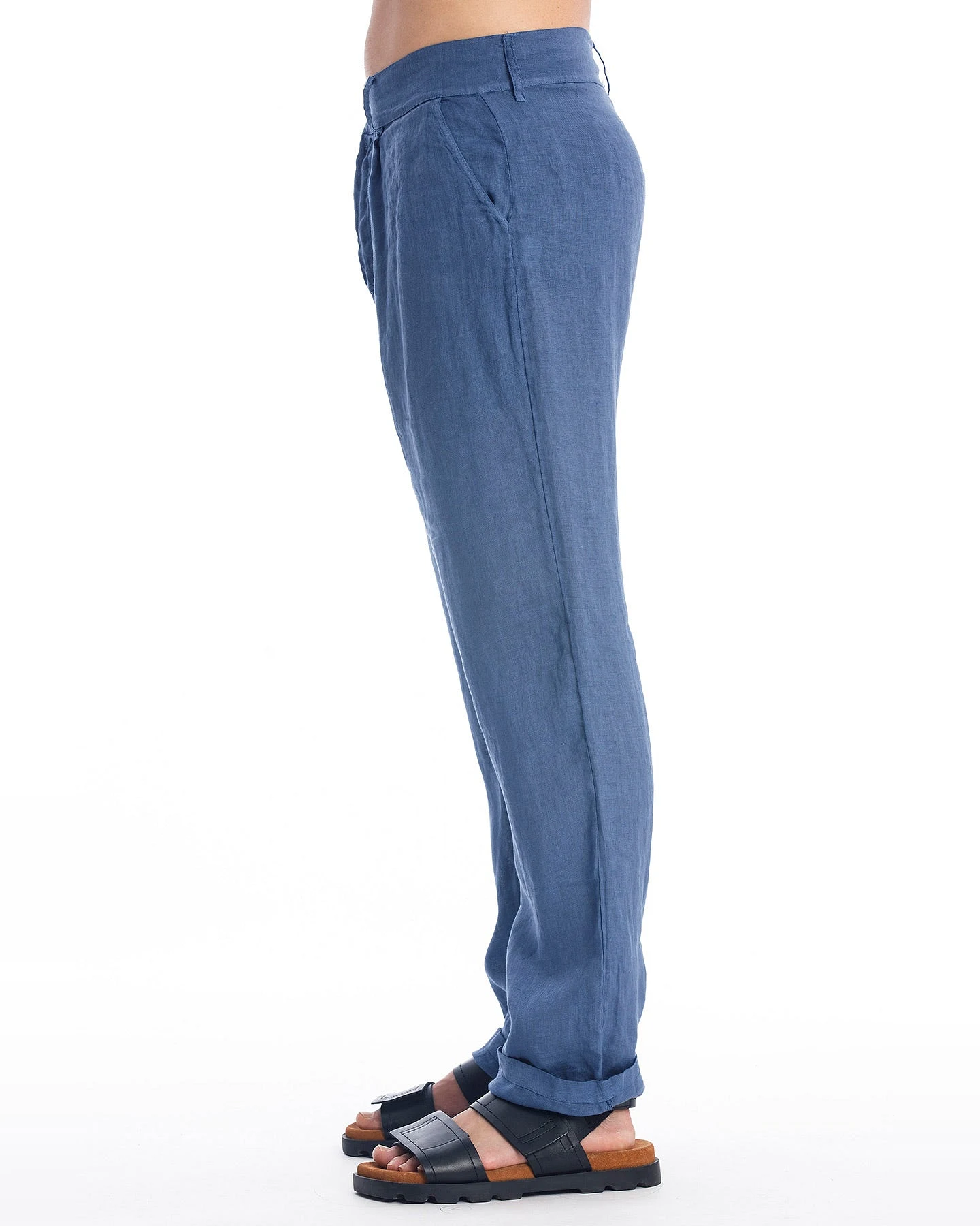 RAVENS VIEW IBIZA Herren vegan Hose Positano Indigoblau – Ansicht 2