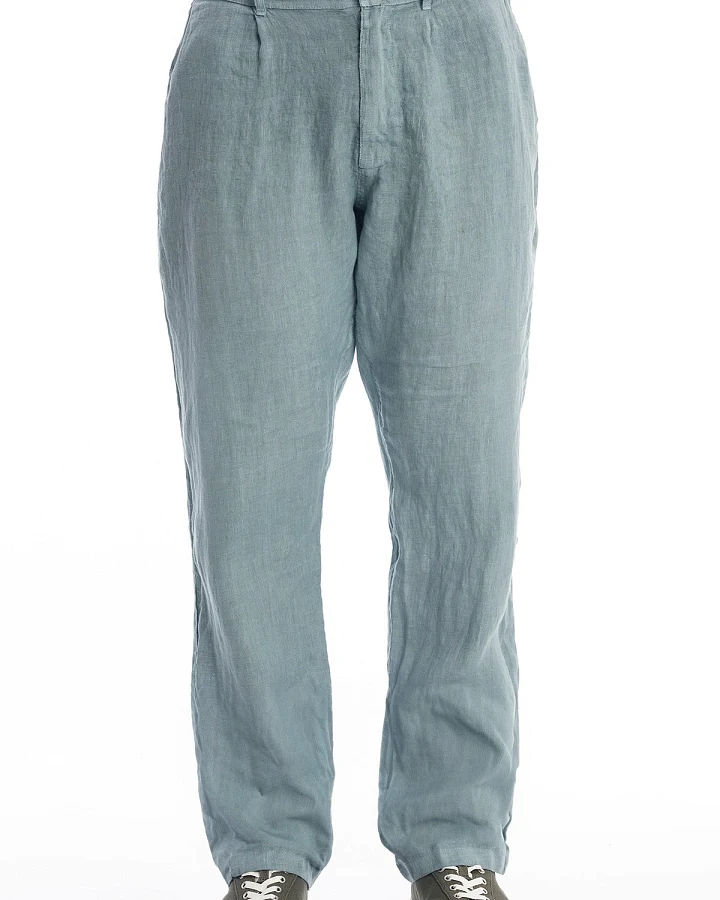 RAVENS VIEW IBIZA Herren vegan Hose Positano Chinois Grün