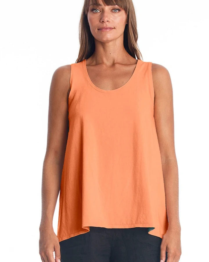 RAVENS VIEW IBIZA Damen vegan Top Easy Apricot