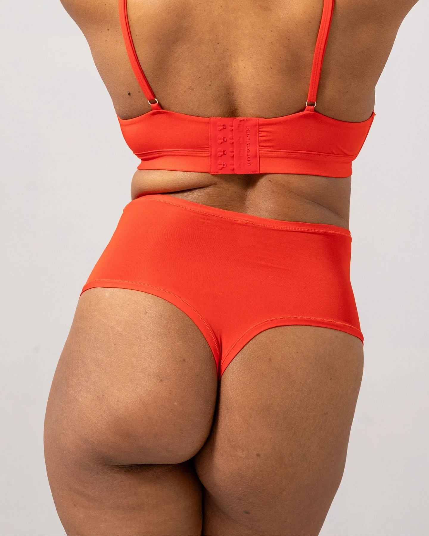 Understatement Damen vegan Multipack Micro Highwaist Tanga Feurig Rot – Ansicht 2