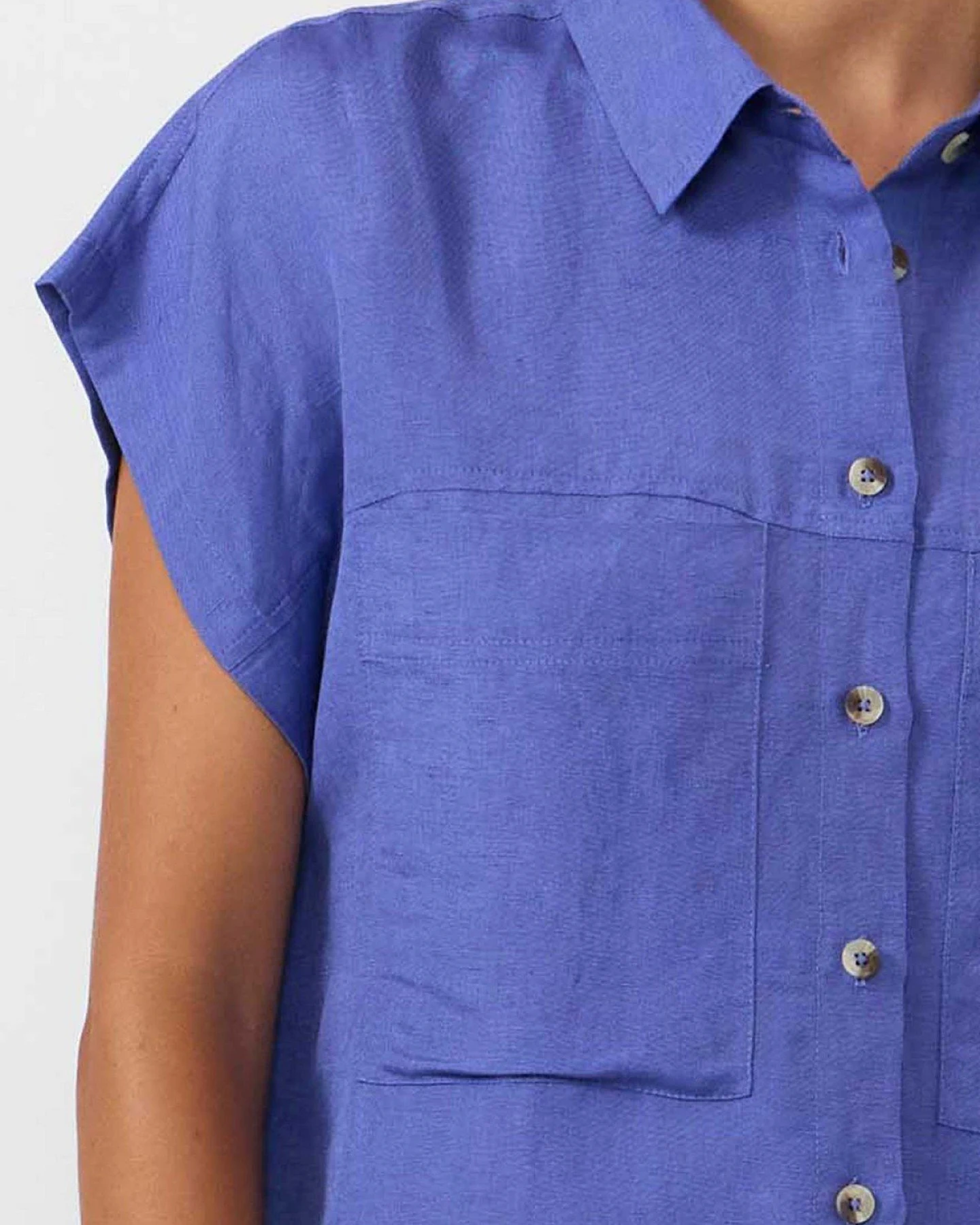 Bluse Amur Blau – Ansicht 2
