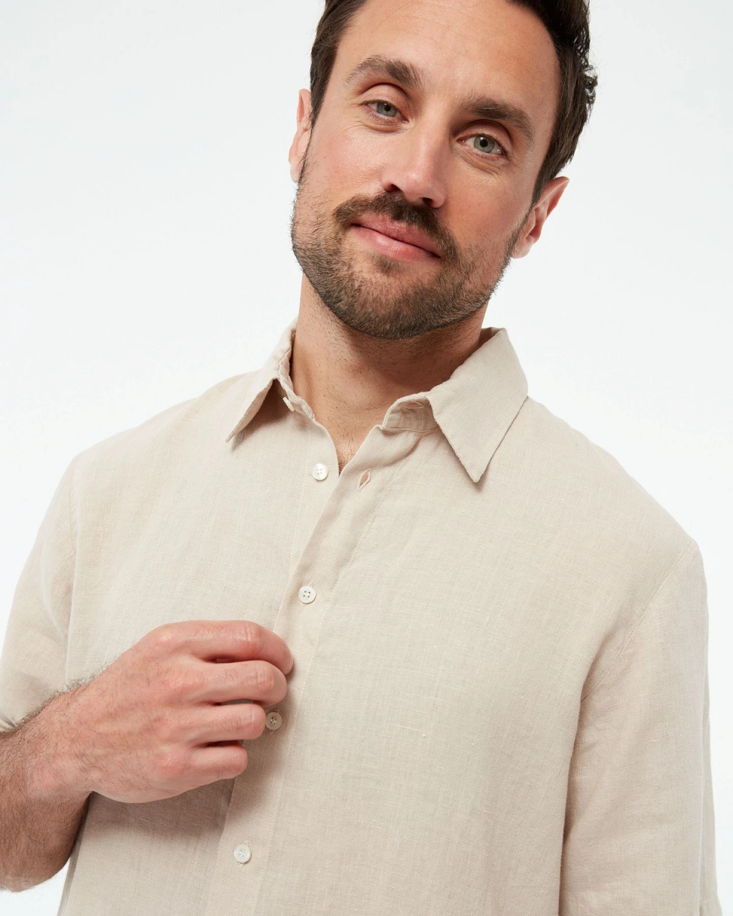 Hemd GBKoda Beige – Ansicht 2