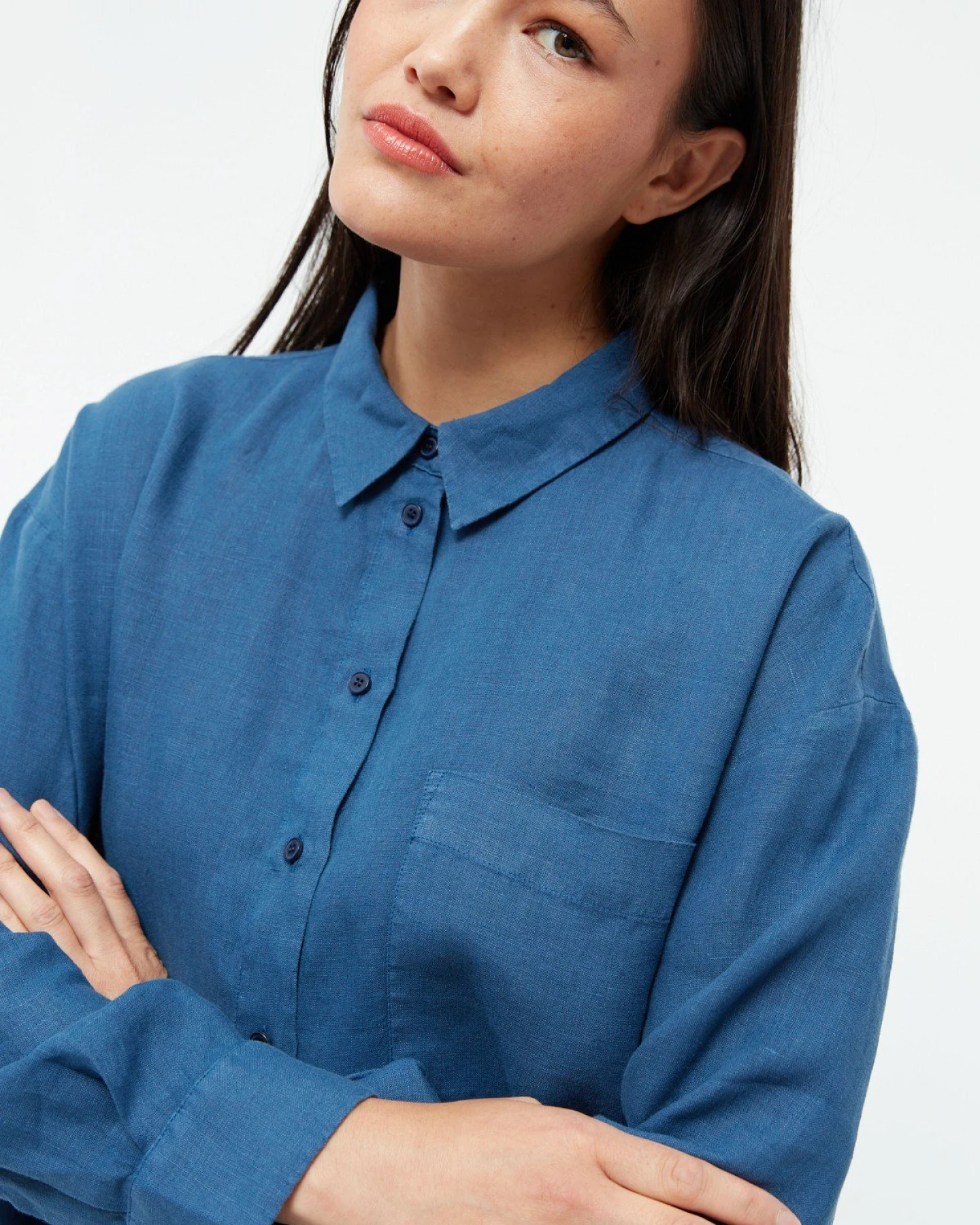 Bluse GBNada Blau – Ansicht 2