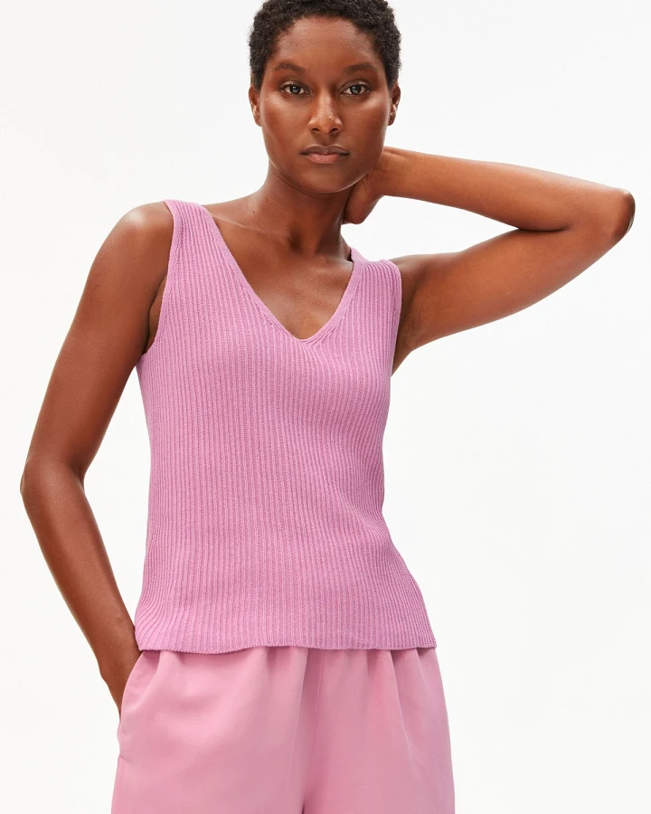 Stricktop Linen Blend Rosa
