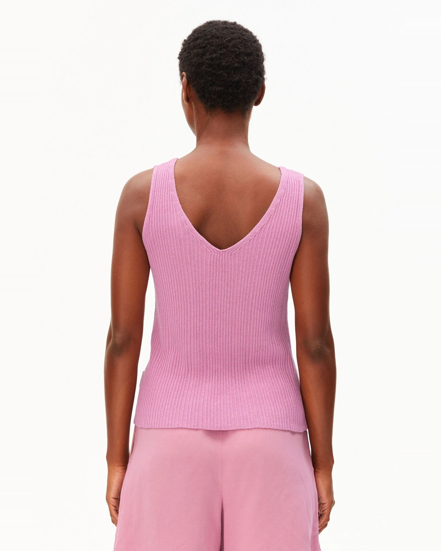 Stricktop Linen Blend Rosa – Ansicht 2