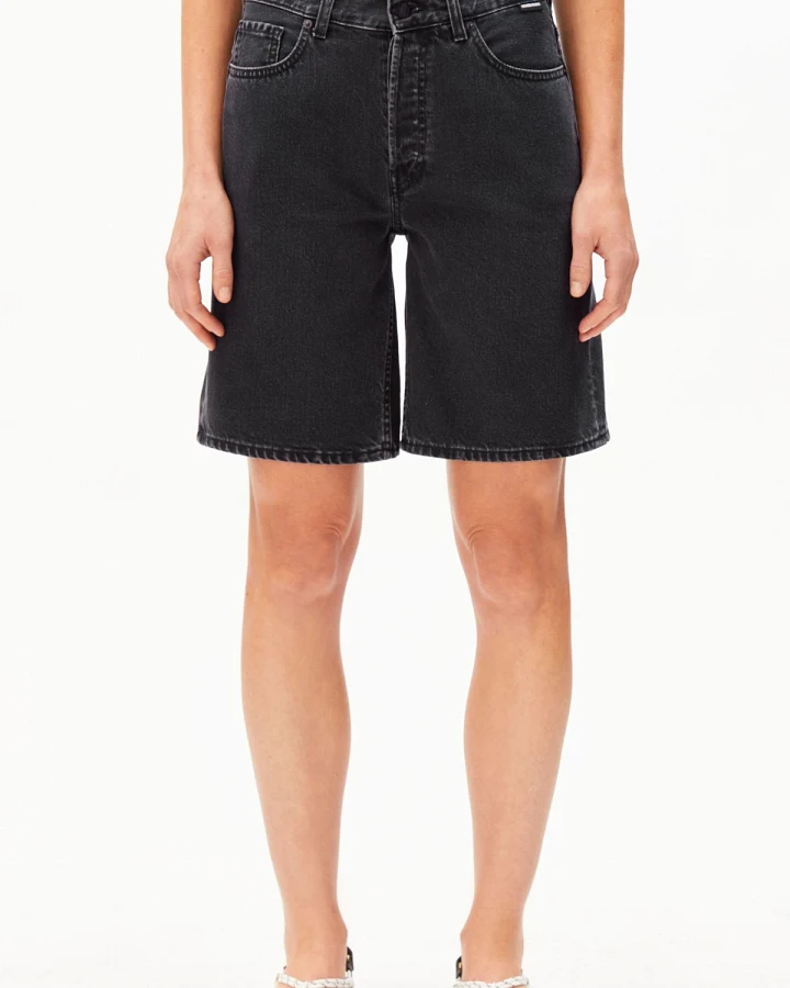 Jeansshorts Thalinaa Ebony Black