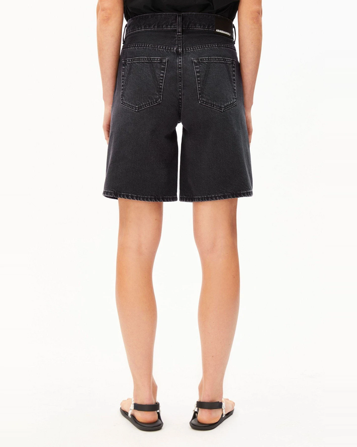 Jeansshorts Thalinaa Ebony Black – Ansicht 3