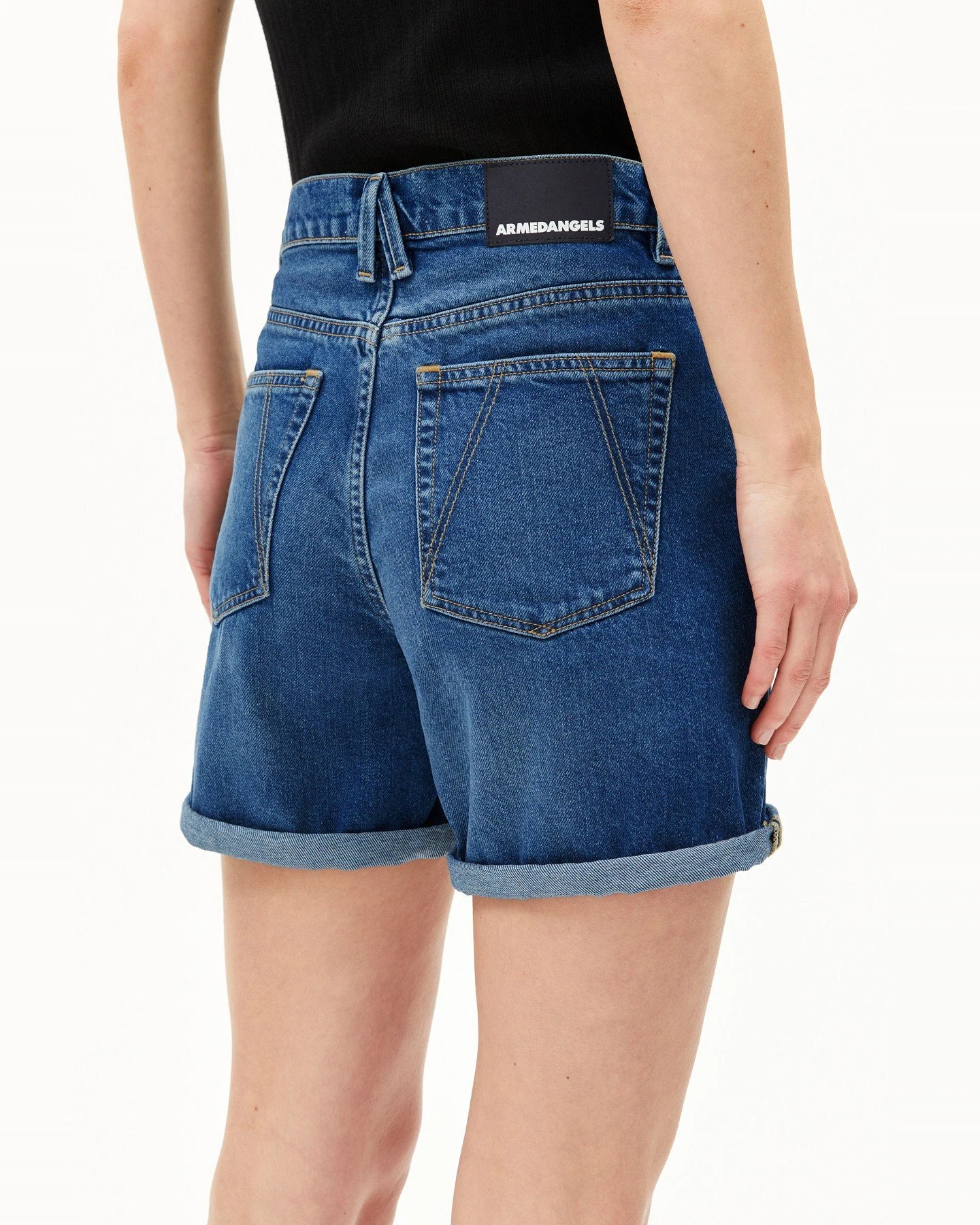 Jeansshorts Sheaari Wavy Blue – Ansicht 4