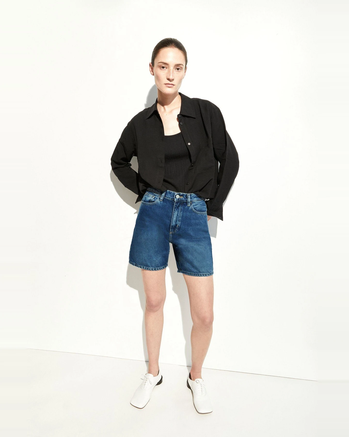 Jeansshorts Sheaari Wavy Blue – Ansicht 5