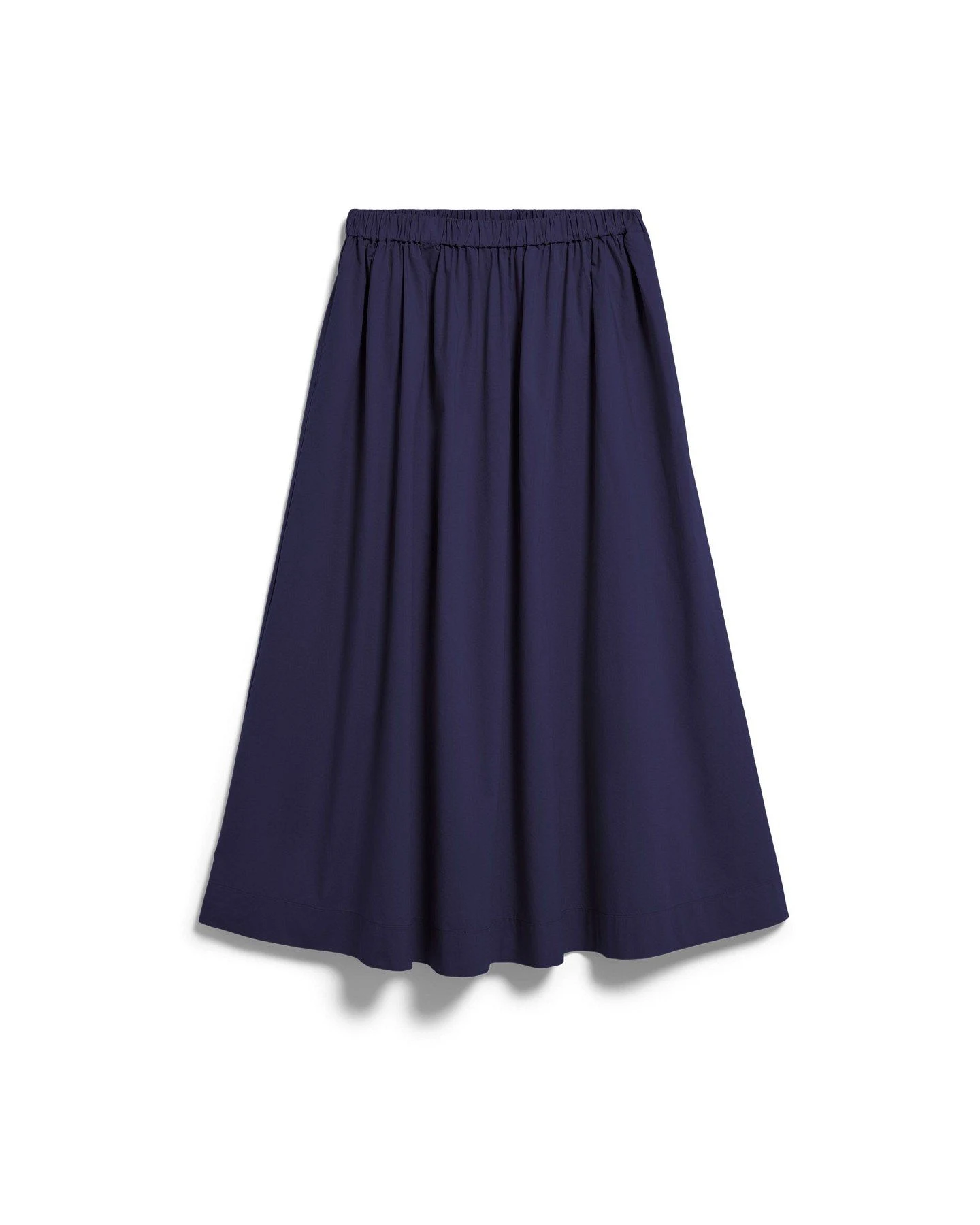Rock Poplin Midi A-Line Blau – Ansicht 6