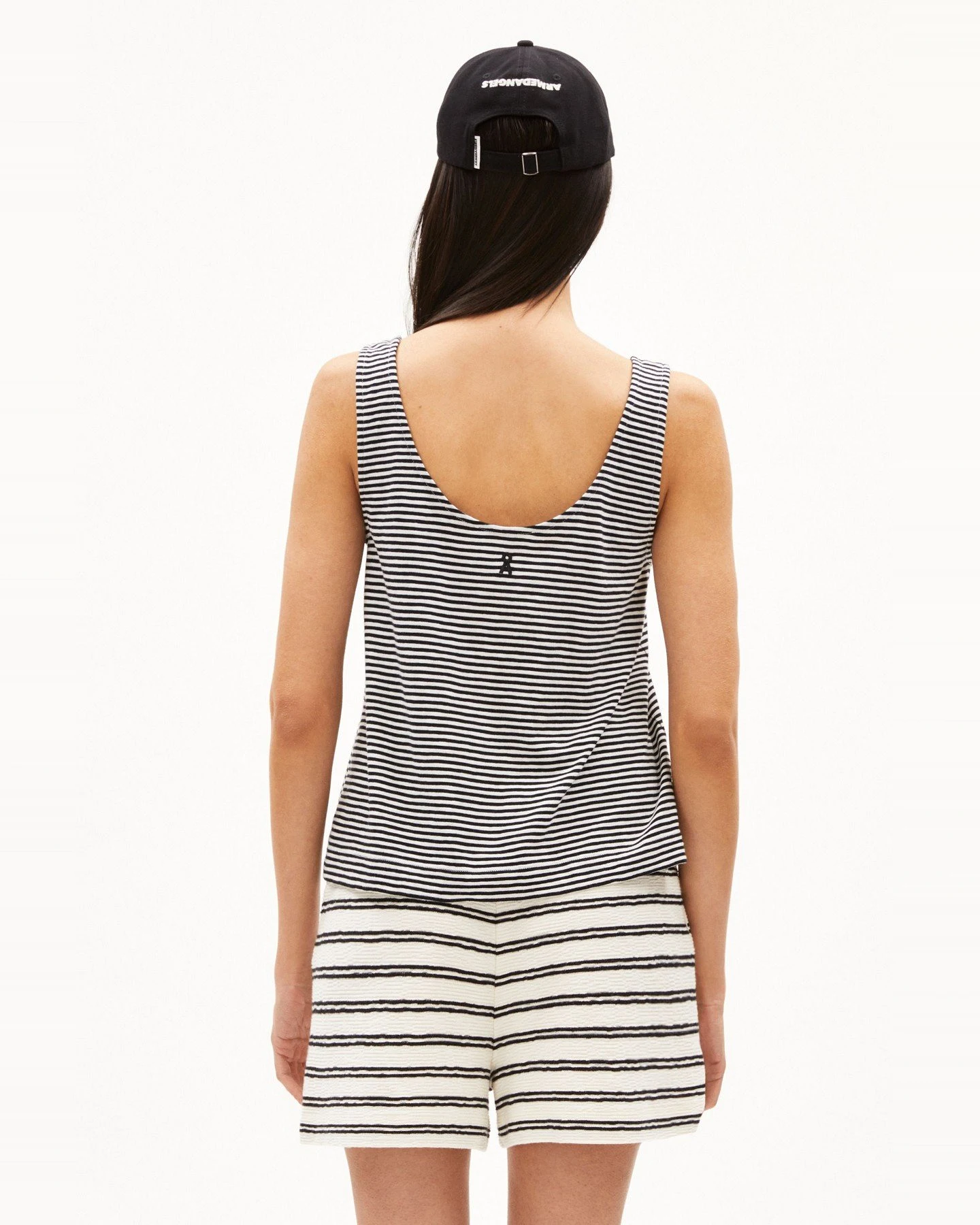 Top Minaami Lita Lovely Stripes Schwarz – Ansicht 4