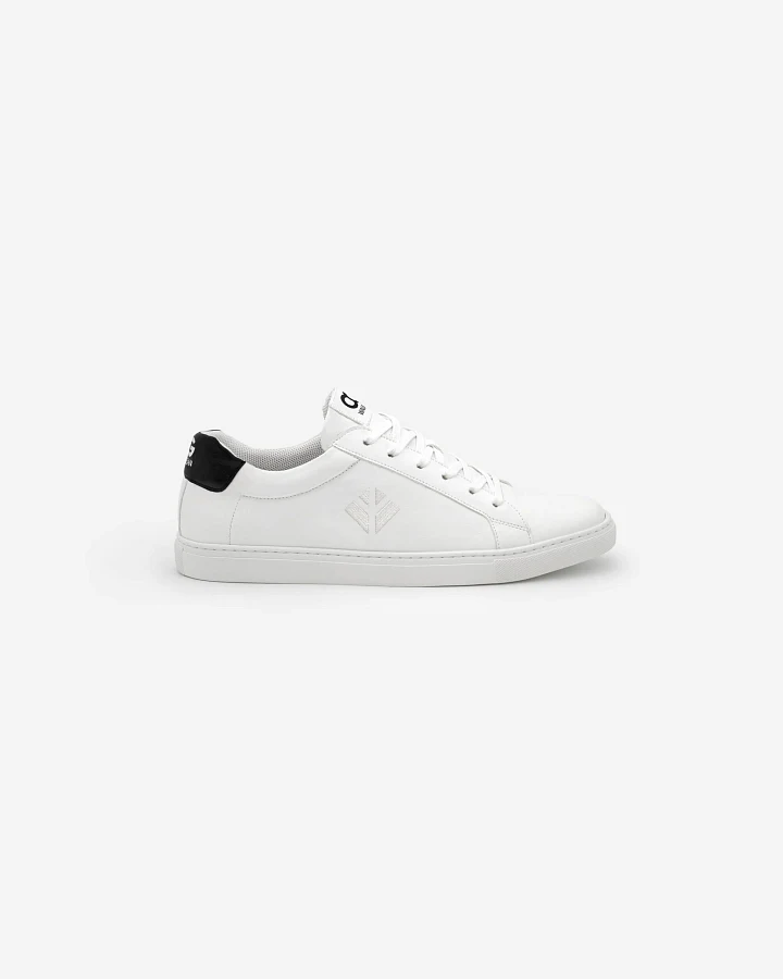COG Herren vegan Sneaker Winton Müsli Weiß Schwarz