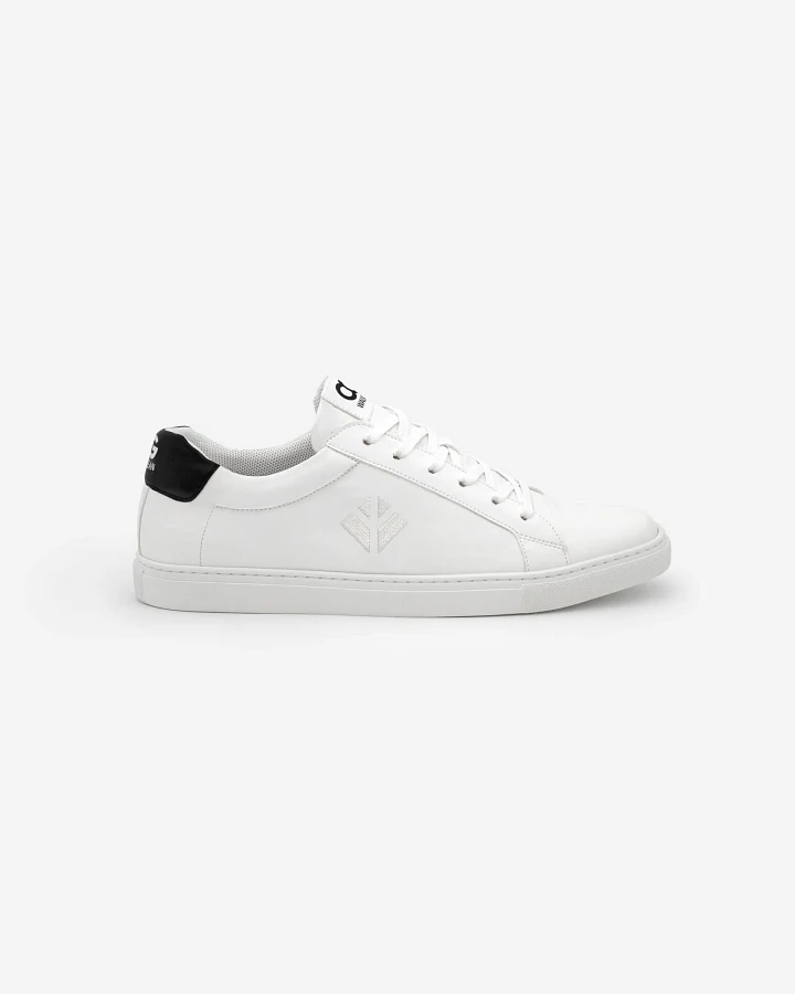 COG Herren vegan Sneaker Winton Müsli Weiß Schwarz