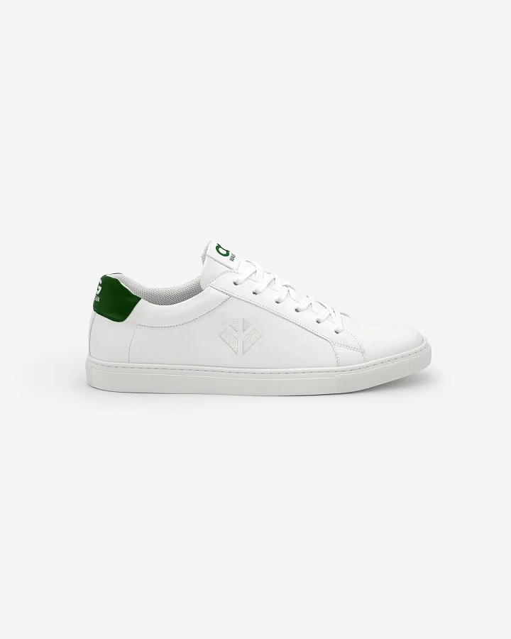 COG Herren vegan Sneaker Winton Müsli Weiß Grün