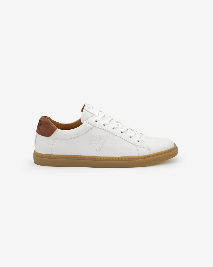 COG Herren vegan Sneaker Winton Weiß Braun