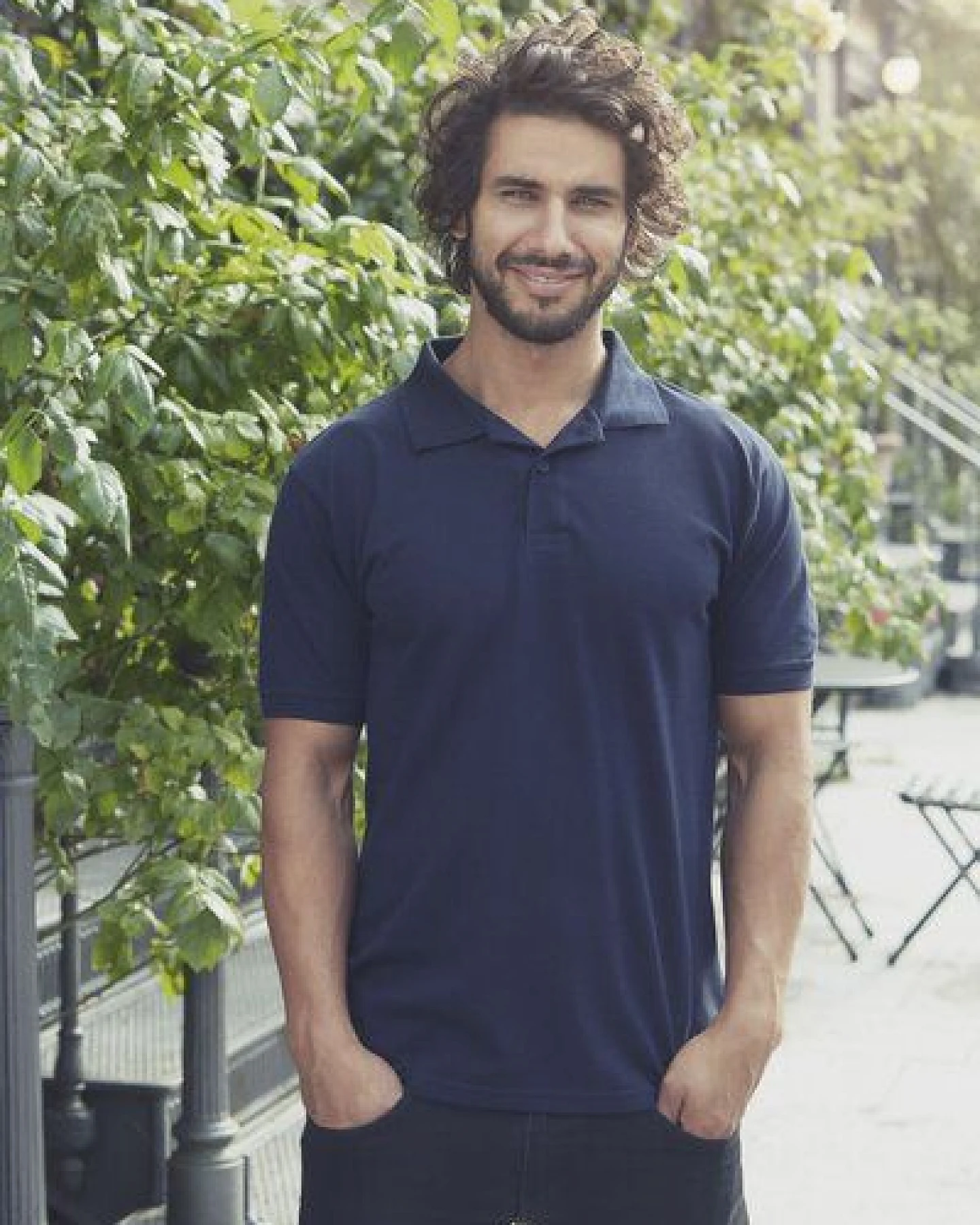 Neutral® - 3FREUNDE Männer Poloshirt – Ansicht 2