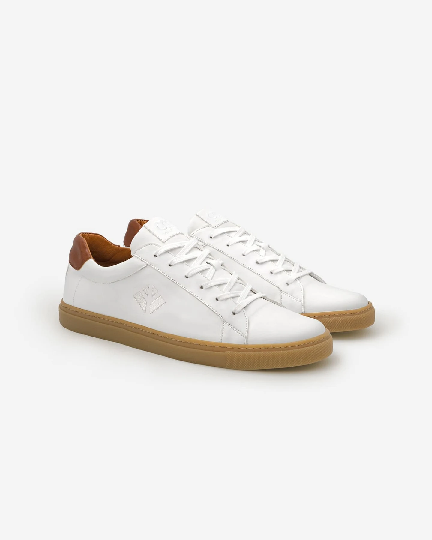 COG Herren vegan Sneaker Winton Weiß Braun – Ansicht 2