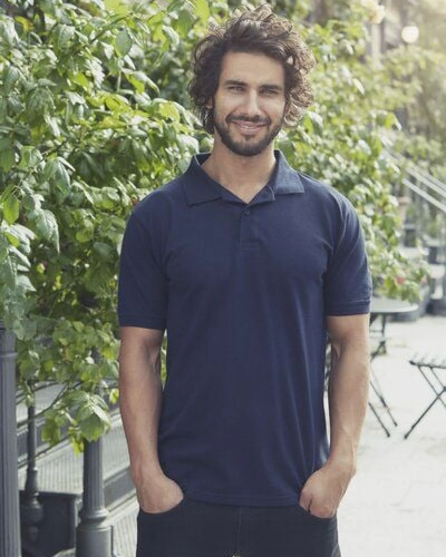 Neutral® - 3FREUNDE Männer Poloshirt – Ansicht 2
