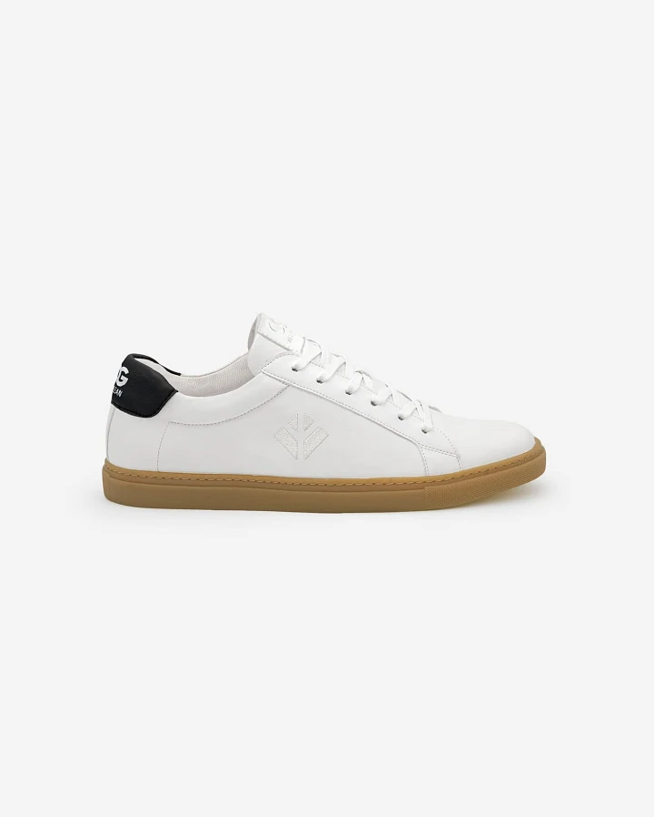 COG Herren vegan Sneaker Winton Weiß Schwarz