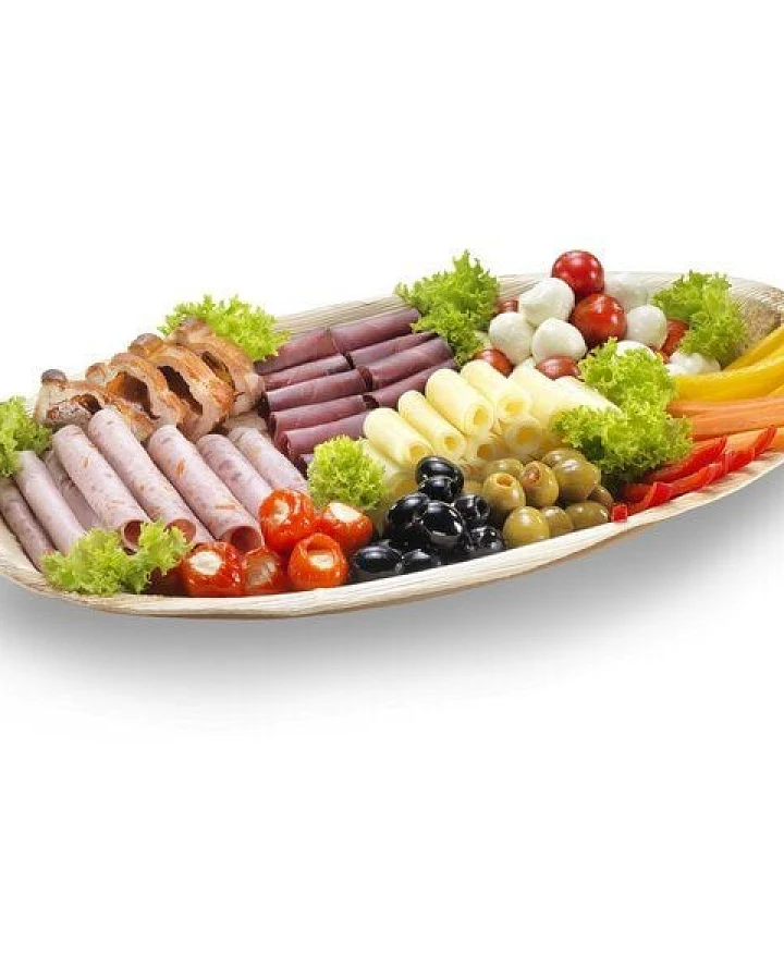 naturesse® Große Grillplatte aus Palmblatt (25 Stk.)