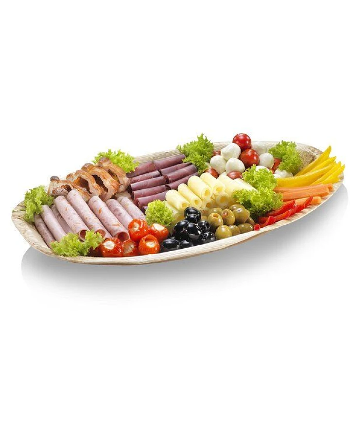 naturesse® Große Grillplatte aus Palmblatt (25 Stk.)