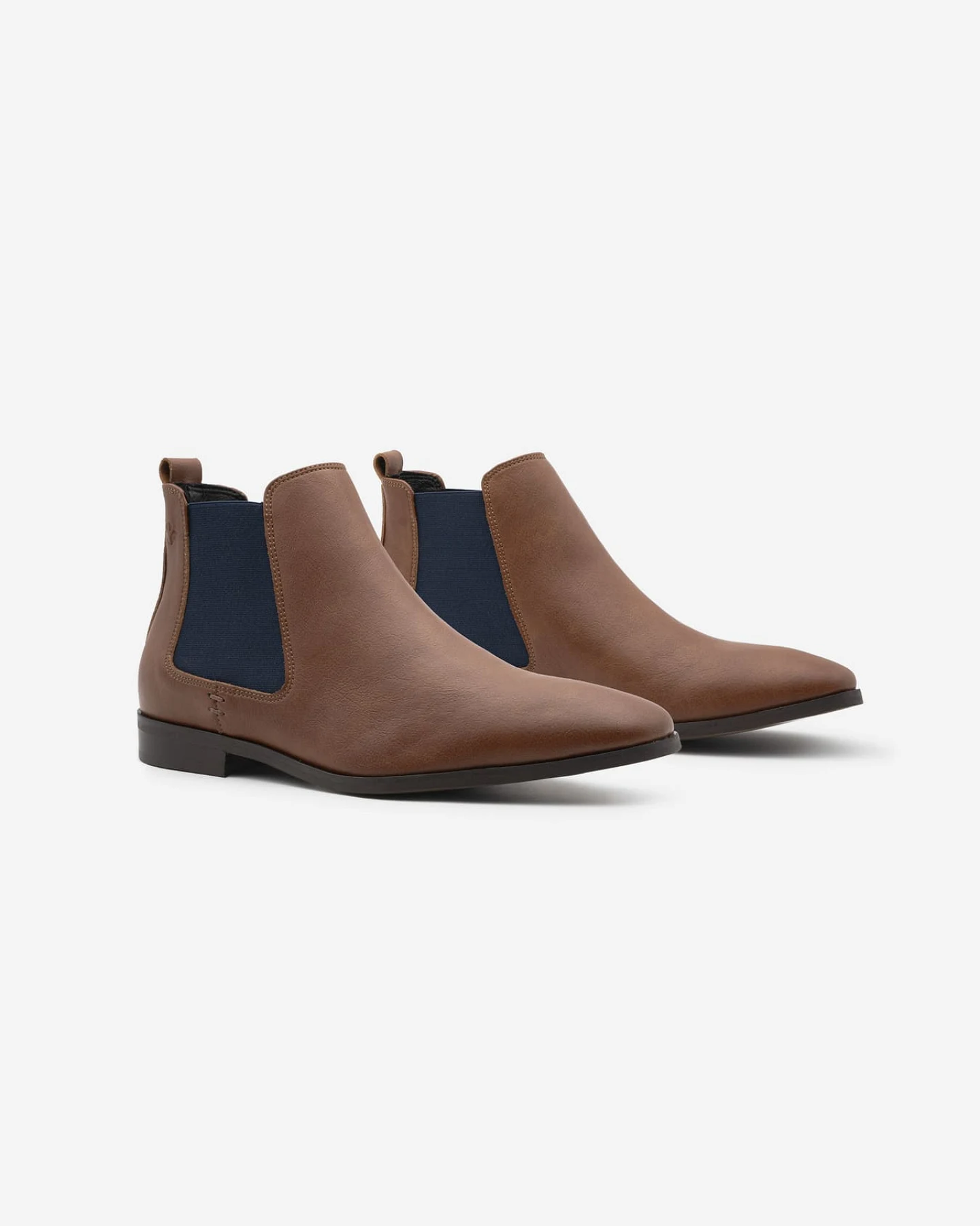 COG Herren vegan Stiefel Herren Chelsea Alan Brown – Ansicht 2