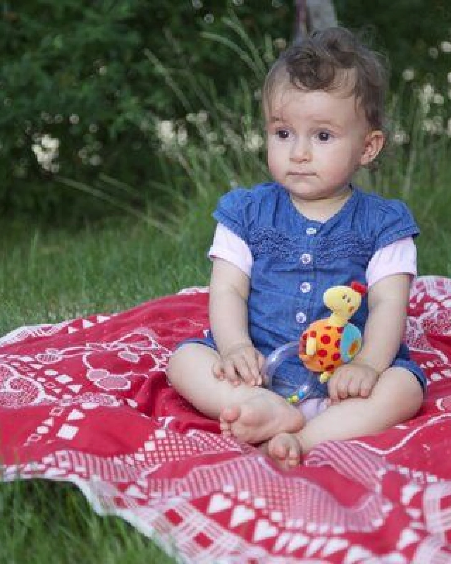 Sonnenstrick Baby-Baumwolldecke mit Kindermotiv – Ansicht 2