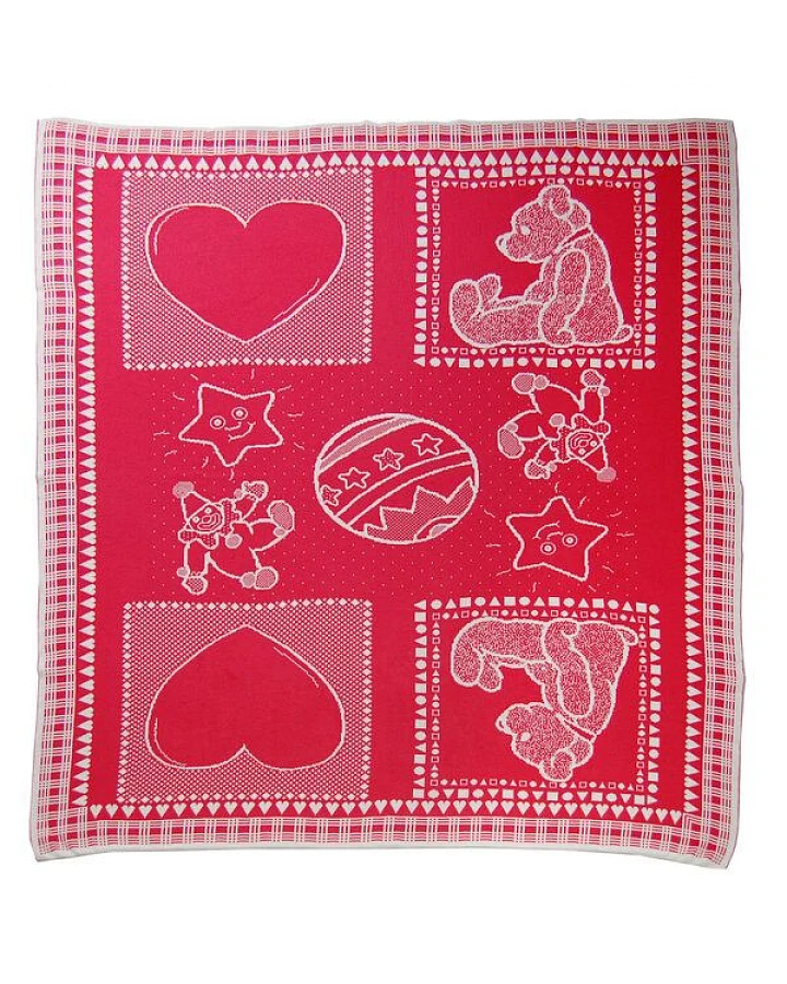 Sonnenstrick – Bio Kinder- & Babydecke mit Kindermotiven (140 x 110 cm) Bio-Baumwolle