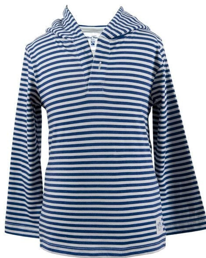 Kleine Freunde® - 3FREUNDE Longsleeve mit Kapuze (Streifen)