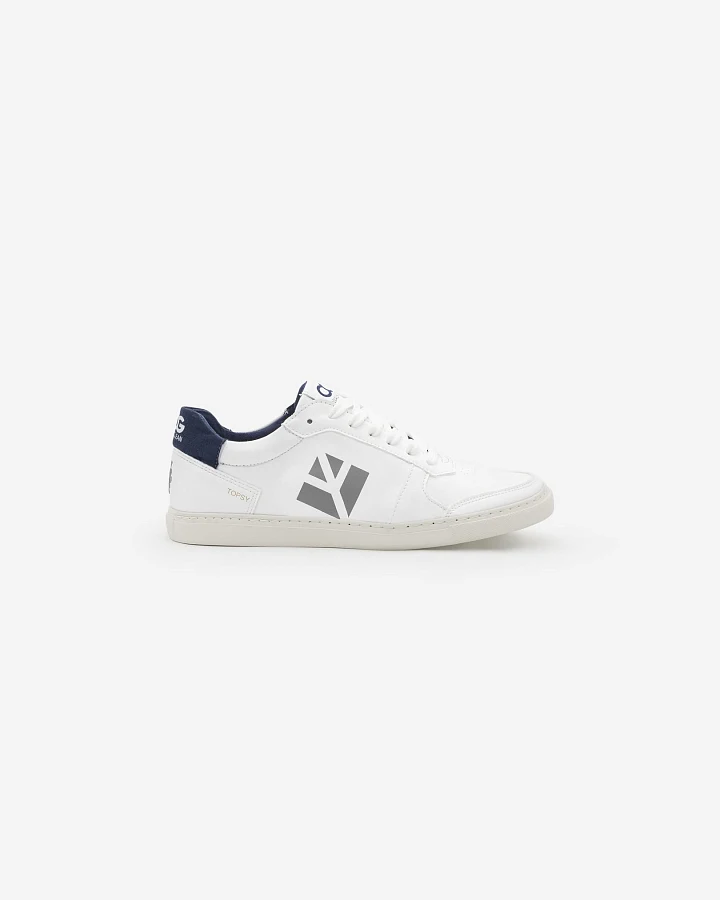 COG Damen vegan Sneaker Damen Topsy Weiß Blau