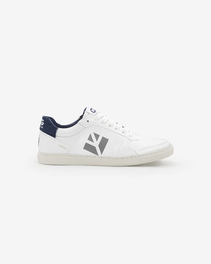 COG Damen vegan Sneaker Damen Topsy Weiß Blau