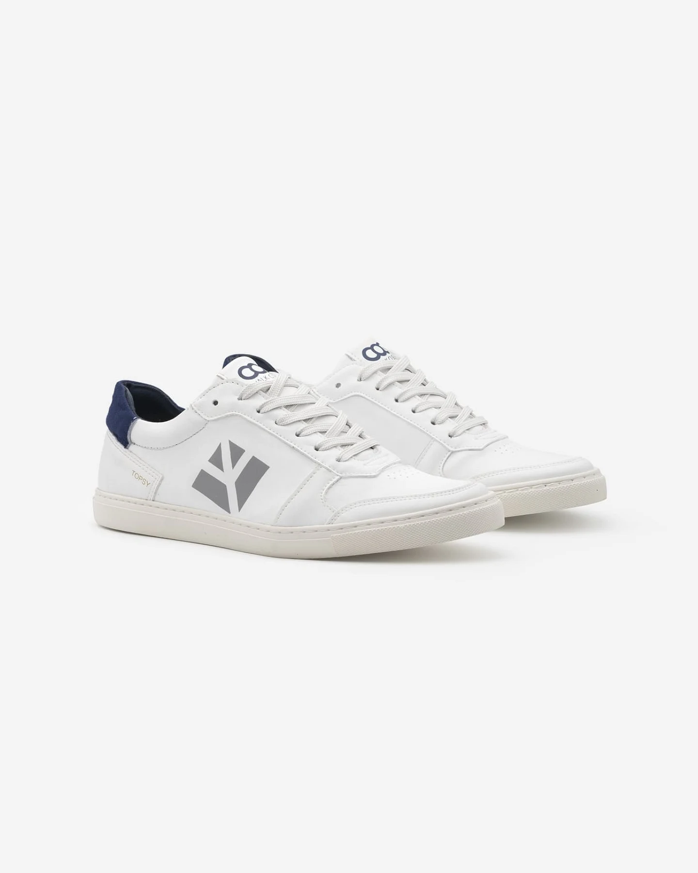 COG Damen vegan Sneaker Damen Topsy Weiß Blau – Ansicht 2