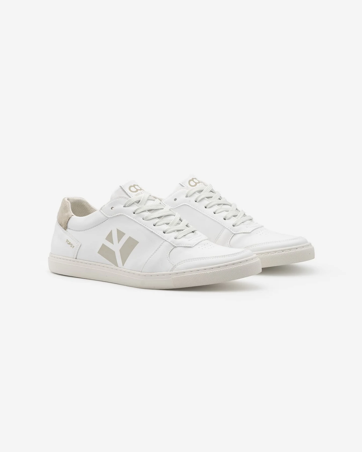 COG Damen vegan Sneaker Damen Topsy Weiß Beige – Ansicht 2