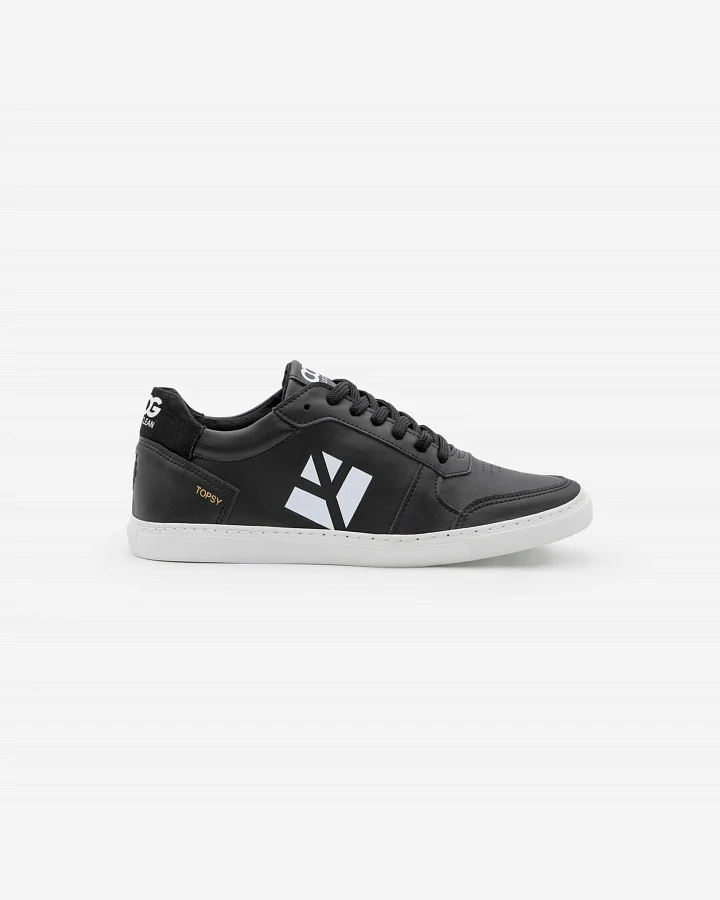 COG Damen vegan Sneaker Damen Topsy Schwarz Weiß