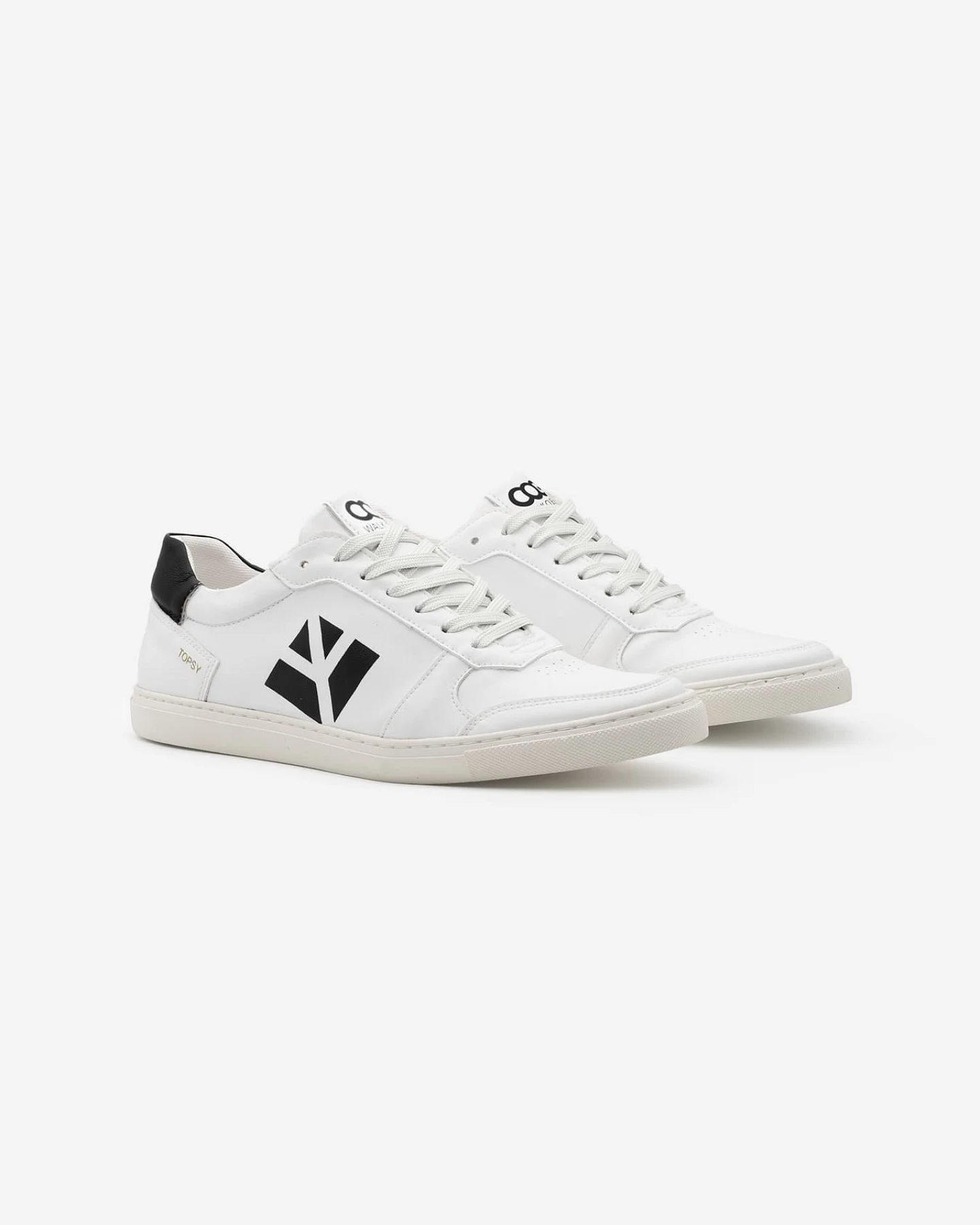 COG Damen vegan Sneaker Damen Topsy Weiß Schwarz – Ansicht 2