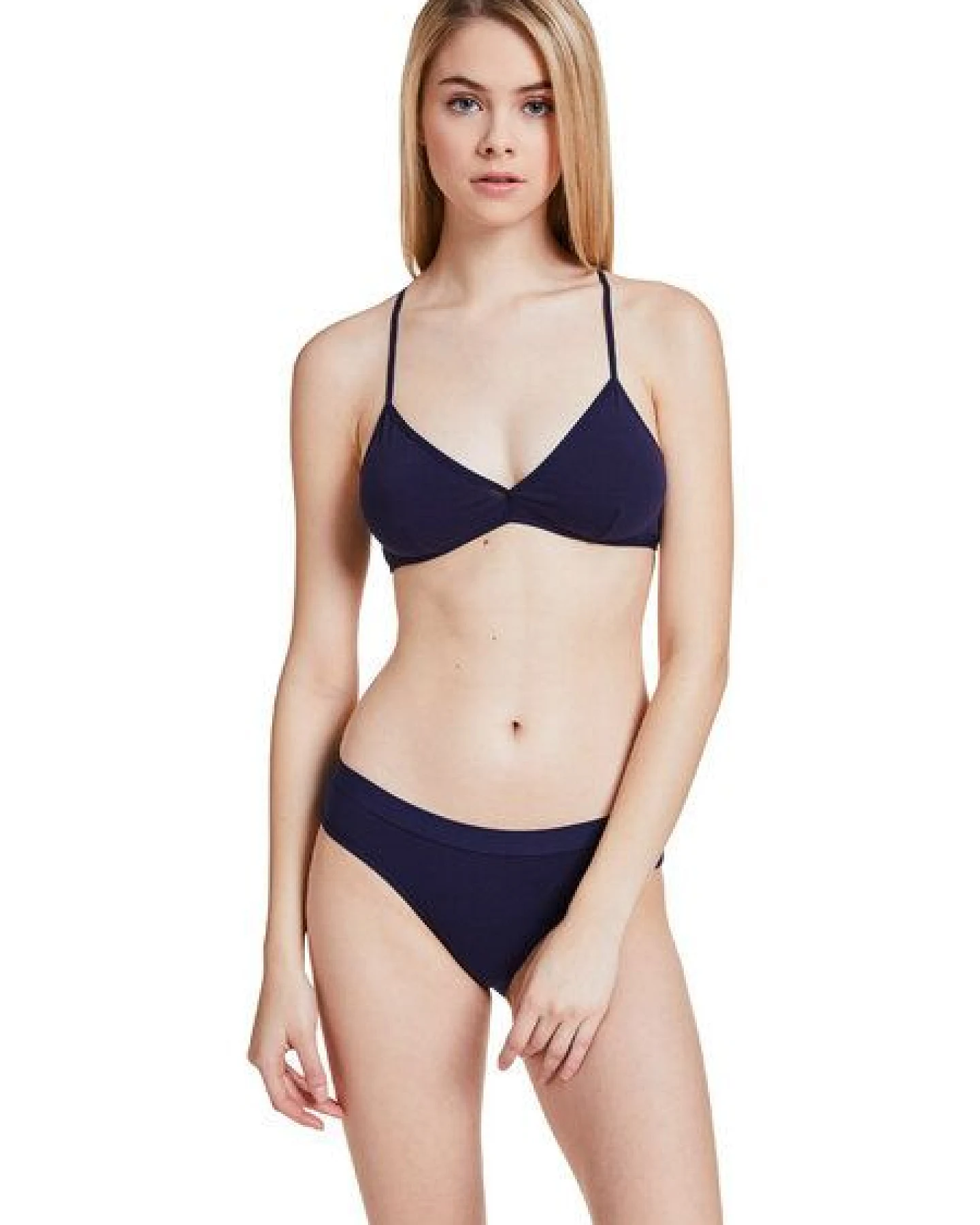 VATTER Bikini Slip "Steady Suzie" Navy – Ansicht 2