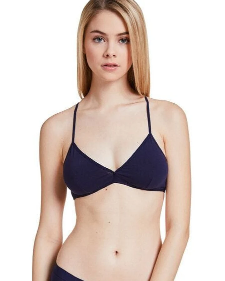 VATTER Triangle Bra "Fine Frieda" Navy Crossback