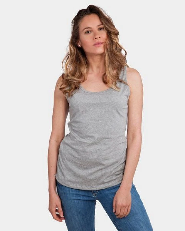 Degree Clothing Top Classic grau meliert