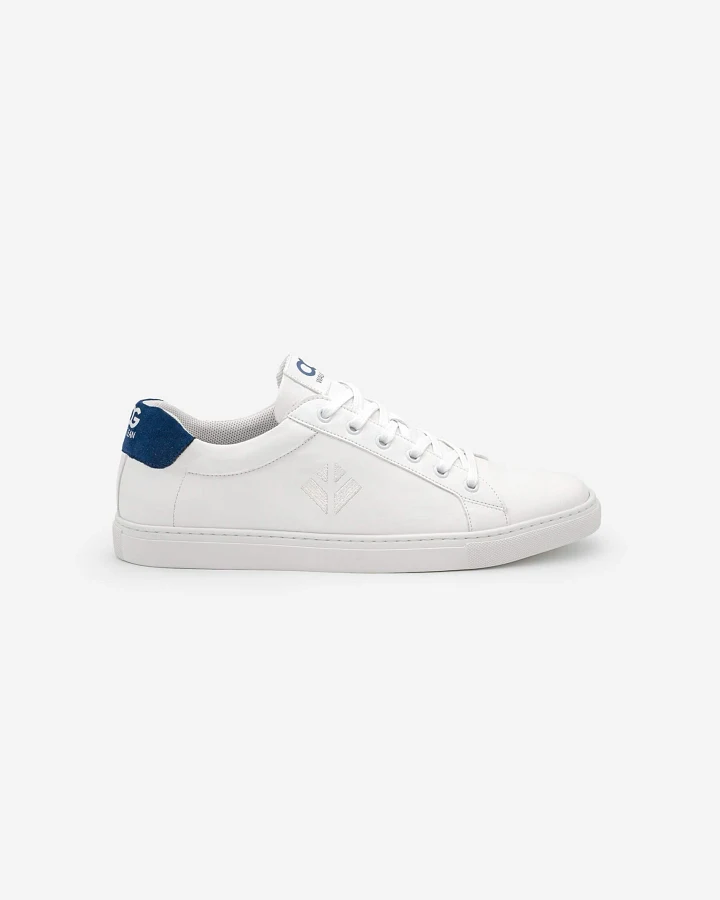 COG Herren vegan Sneaker Winton Weiß Blau